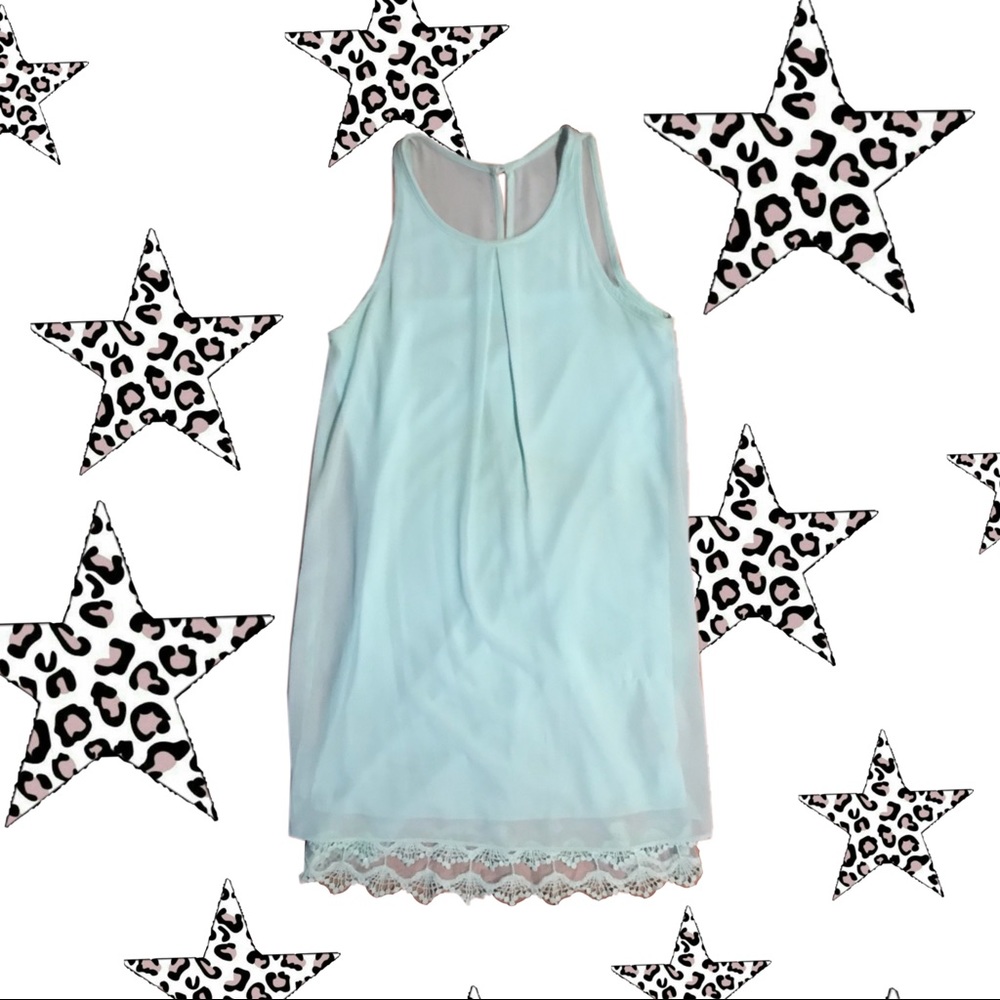Turquoise dress